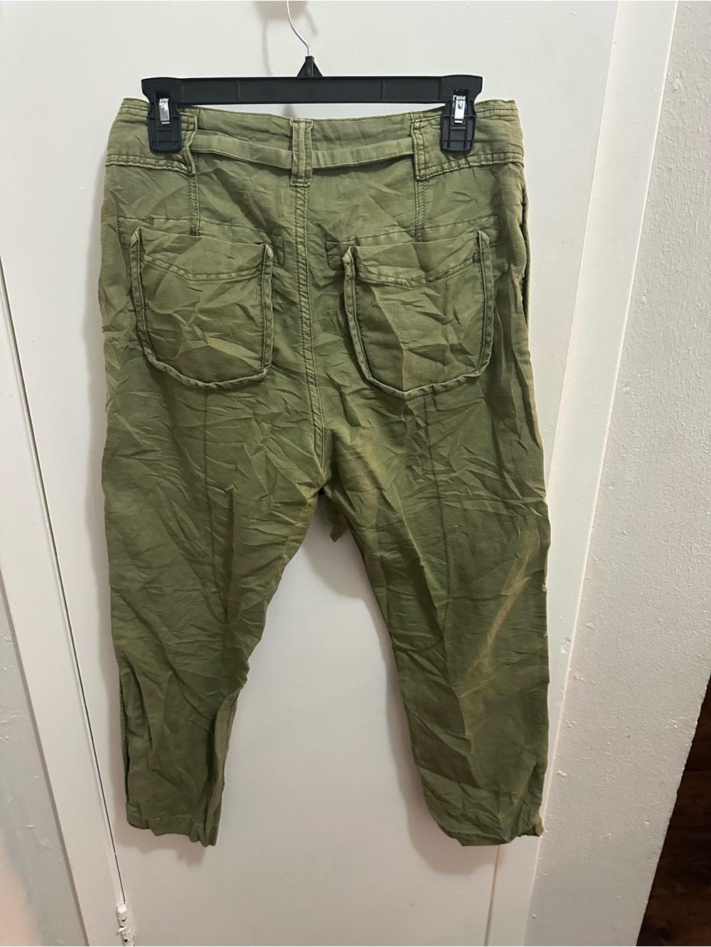 Free People Olive Drawstring Ankle Pants - Picture 4 of 4